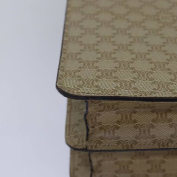 CELINE Macadam Canvas Hand Bag Beige Auth 82559 - Picture 15 of 16